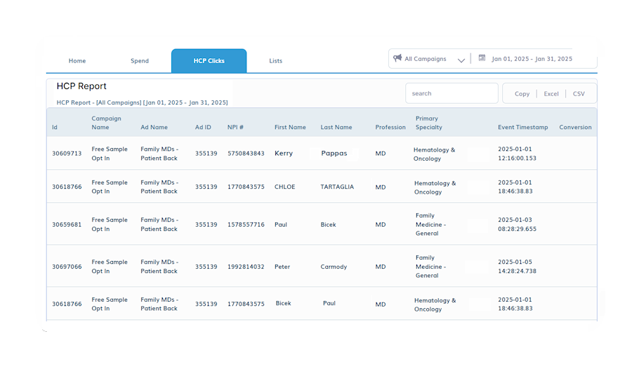 Real-Time PLD Reporting